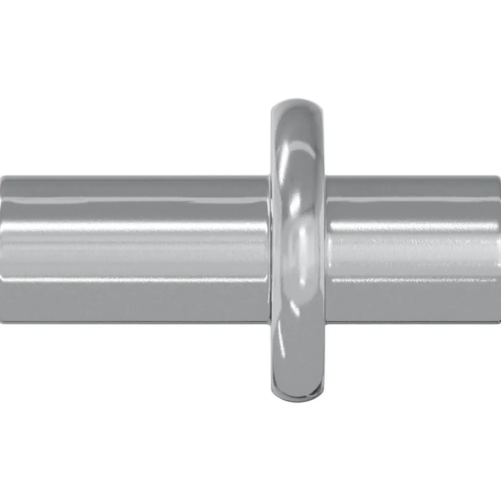 Plankhaak 2 pcs Zilver 8,6 x 8,6 x 14,6 mm Staal>vidaXL