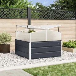 Plantenbak Antraciet 100 x 100 x 77 cm Gegalvaniseerd staal>vidaXL Hot