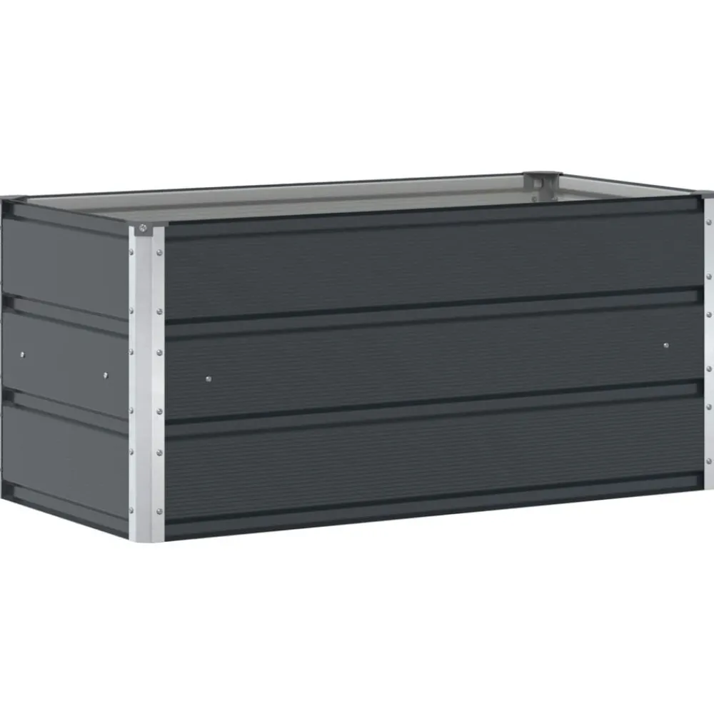 Plantenbak 100 x 50 x 45 cm Gegalvaniseerd staal>vidaXL Hot