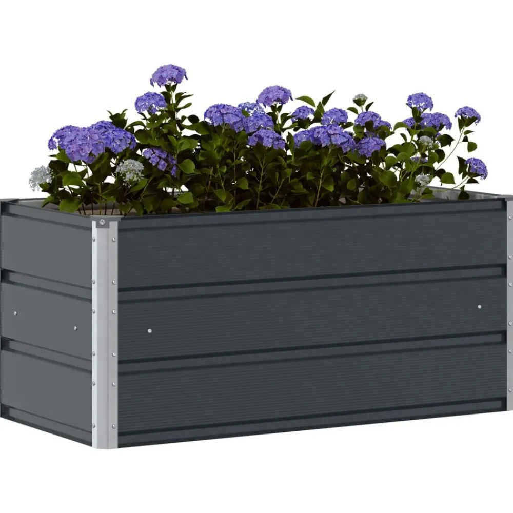 Plantenbak 100 x 50 x 45 cm Gegalvaniseerd staal>vidaXL Hot
