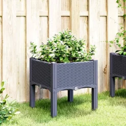 Plantenbak met poten 40x40x42 cm polypropeen><noscript><img width=