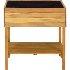 Plantenbak verhoogd 78,5x58,5x78,5 cm massief acaciahout><noscript><img width=