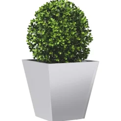 Tuin & Gazon*vidaXL Plantenbak 30x30x30 cm gegalvaniseerd staal Gegalvaniseerd staal/Grijs