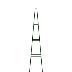 Tuin & Gazon*vidaXL Plantenklimrekken 2 st 35x35x195 cm ijzer donkergroen