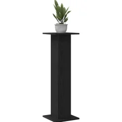 Elektronica|Tuin & Gazon*vidaXL Plantenstandaard 2 pcs 30 x 30 x 95 cm Bewerkt hout Zwart eiken