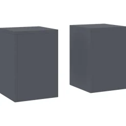 Plantenstandaard 2 pcs 24 x 24 x 35 cm Staal>vidaXL Discount