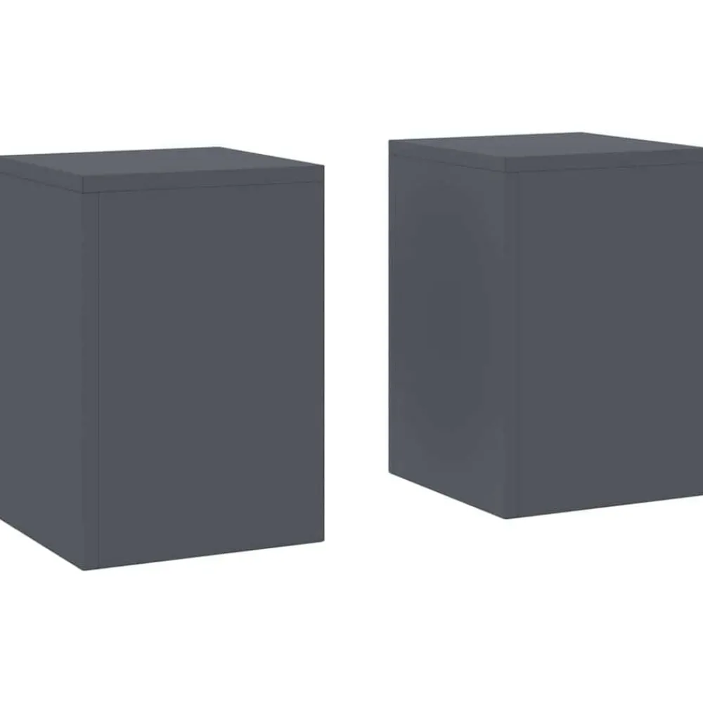 Plantenstandaard 2 pcs 24 x 24 x 35 cm Staal>vidaXL Discount