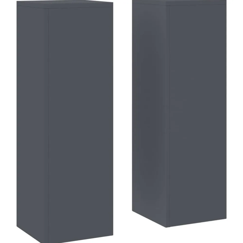 Plantenstandaard 2 pcs 24 x 24 x 75 cm Staal>vidaXL Online