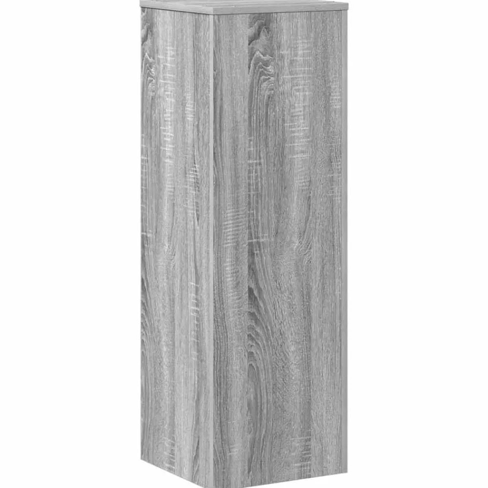 Plantenstandaard 33x33x100 cm bewerkt hout eiken>vidaXL Online