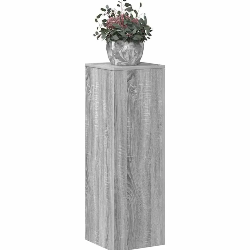 Plantenstandaard 33x33x100 cm bewerkt hout eiken>vidaXL Online