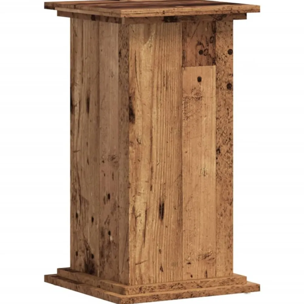 Tuin & Gazon*vidaXL Plantenstandaard 33x33x60 cm bewerkt hout kleurig Oud hout