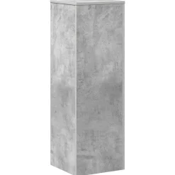 Tuin & Gazon*vidaXL Plantenstandaard 33x33x100 cm bewerkt hout Betongrijs