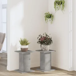 Plantenstandaards 2 st 30x30x40 cm bewerkt hout><noscript><img width=
