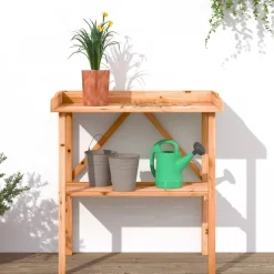 Plantentafel met schap 78x38x82,5 cm vurenhout><noscript><img width=