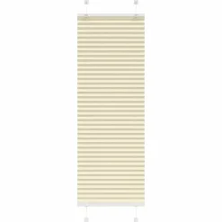 Plissé rolgordijn 40x100 cm stofbreedte 39,4 cm polyester crème>vidaXL Best