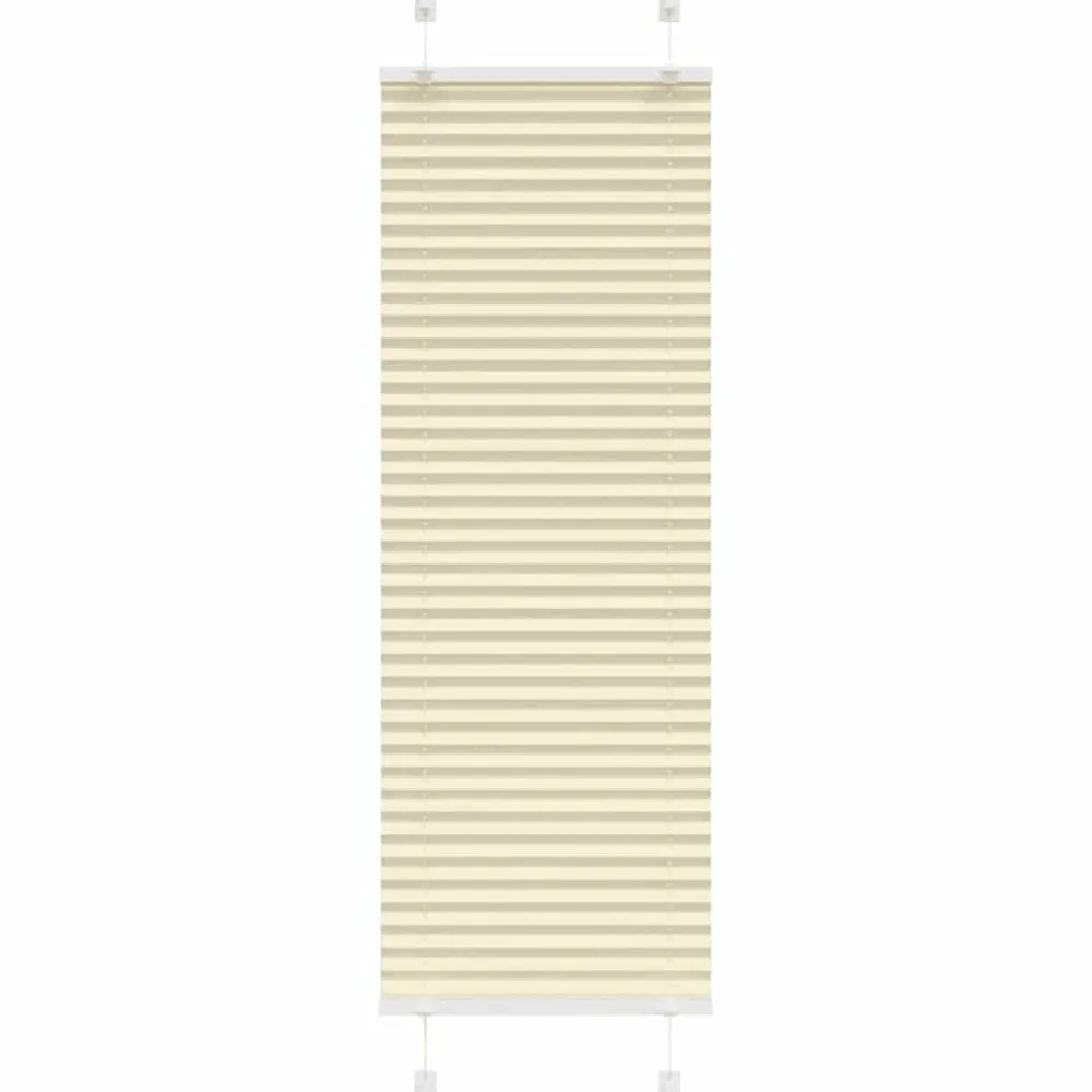 Plissé rolgordijn 40x100 cm stofbreedte 39,4 cm polyester crème>vidaXL Best