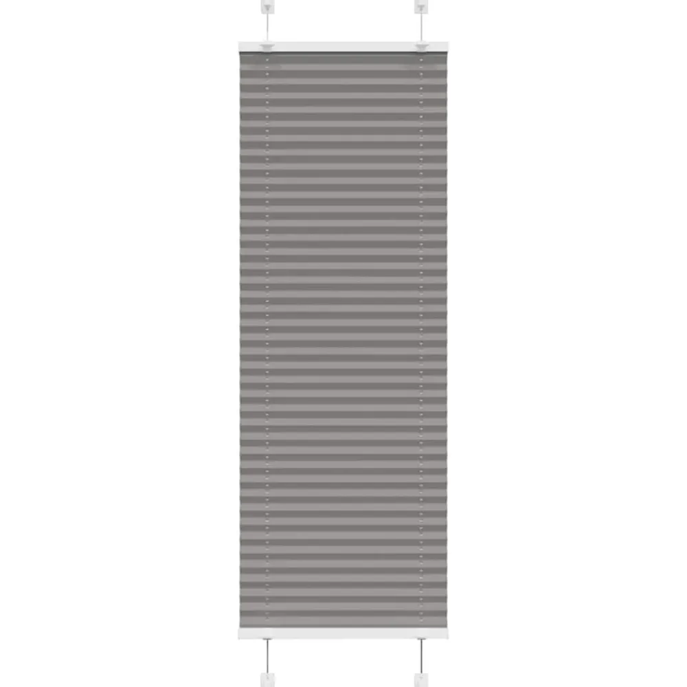 Woon- & Tuinaccessoires*vidaXL Plissé rolgordijn 40x100 cm stofbreedte 39,4 cm Antraciet