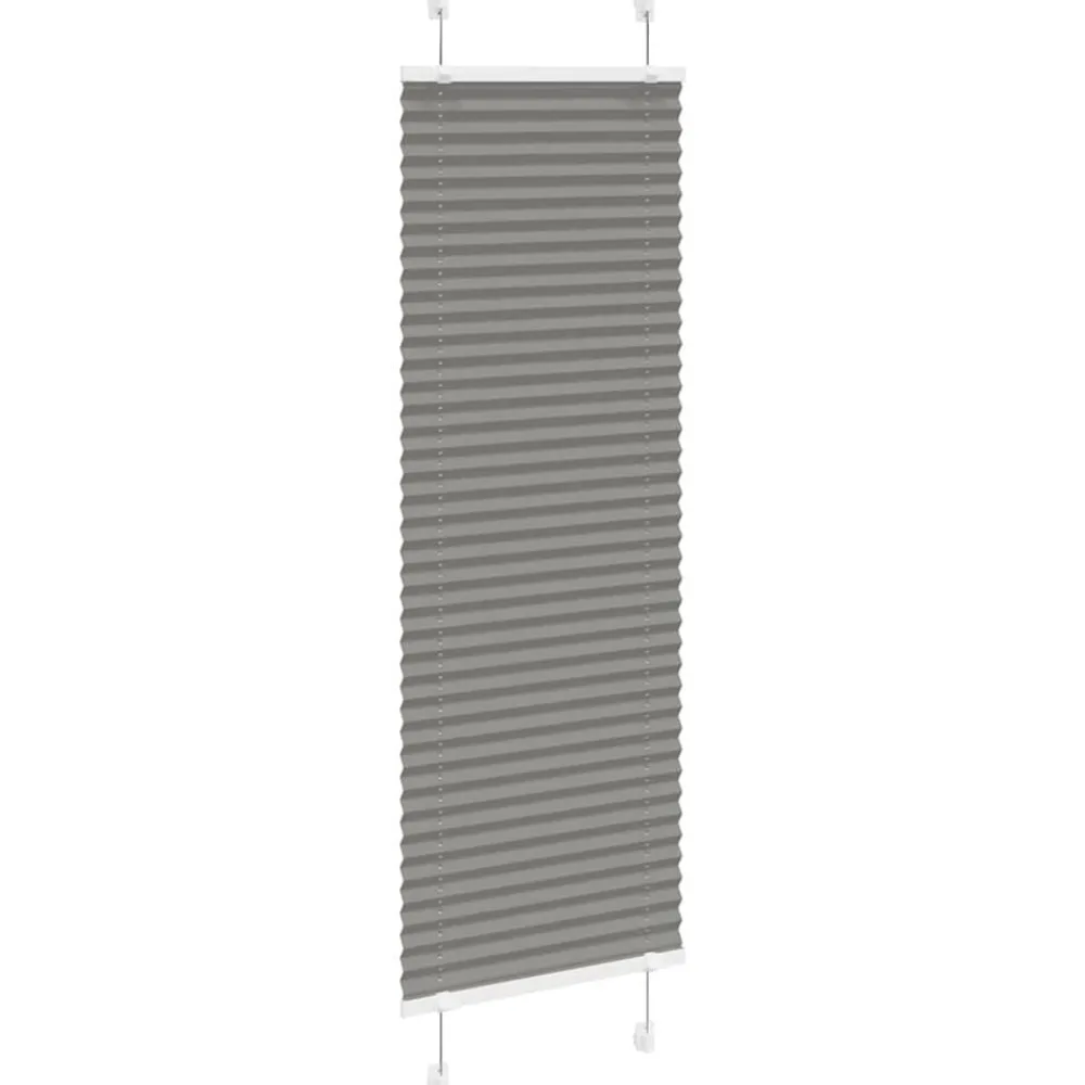 Woon- & Tuinaccessoires*vidaXL Plissé rolgordijn 40x100 cm stofbreedte 39,4 cm Antraciet