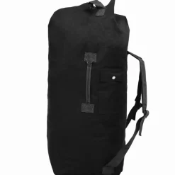Bagage & Tassen*vidaXL Plunjezak legerstijl 85 L Zwart