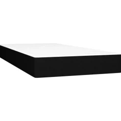 Bedden & Accessoires*vidaXL Pocketveringmatras medium 80x200x20 cm stof Zwart