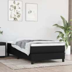 Bedden & Accessoires*vidaXL Pocketveringmatras medium 80x200x20 cm stof Zwart