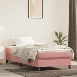 Pocketveringmatras medium 80x200x20 cm fluweel>vidaXL Sale