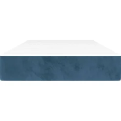 Bedden & Accessoires*vidaXL Pocketveringmatras medium 80x200x20 cm fluweel Donkerblauw