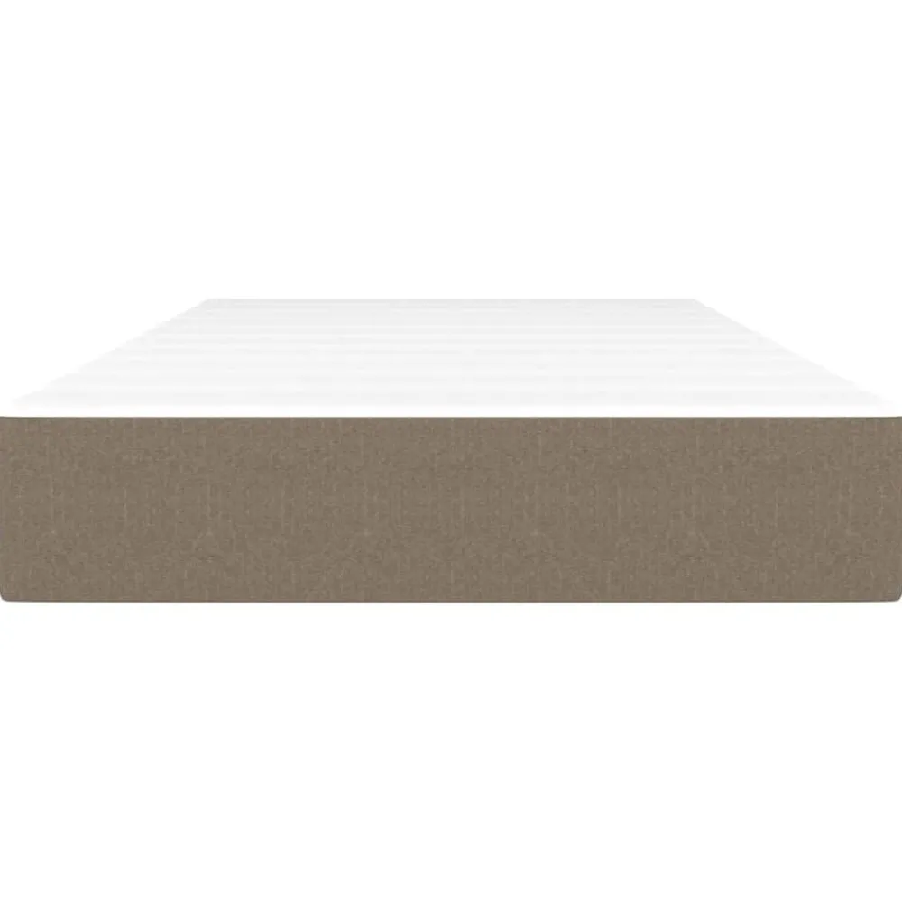 Bedden & Accessoires*vidaXL Pocketveringmatras medium 80x200x20 cm stof Taupe