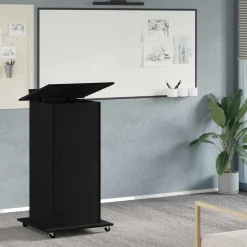 Podium met lade 55 x 55 x 107 cm Bewerkt hout>vidaXL Online