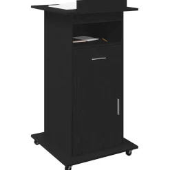 Podium met lade 55 x 55 x 107 cm Bewerkt hout><noscript><img width=