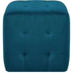 Poef 2 st 30x30x30 cm fluweel><noscript><img width=