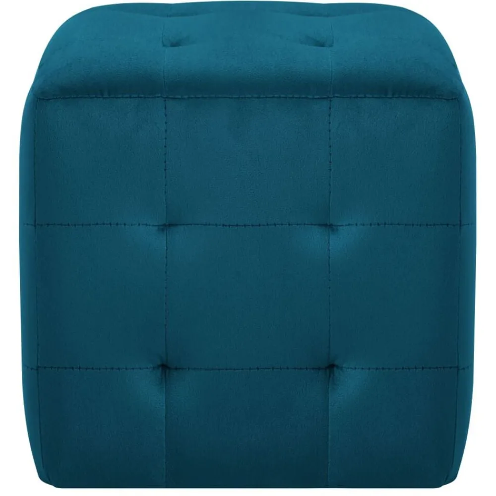 Poef 2 st 30x30x30 cm fluweel>vidaXL Sale