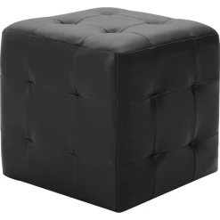 Poef 2 st 30x30x30 cm kunstleer>vidaXL