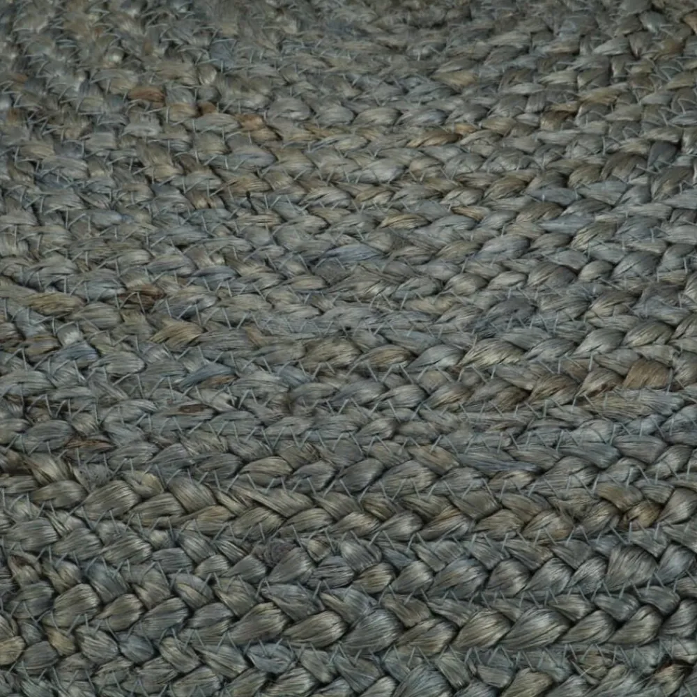 Poefs*vidaXL Poef handgemaakt 45x30 cm jute Olijfgroen