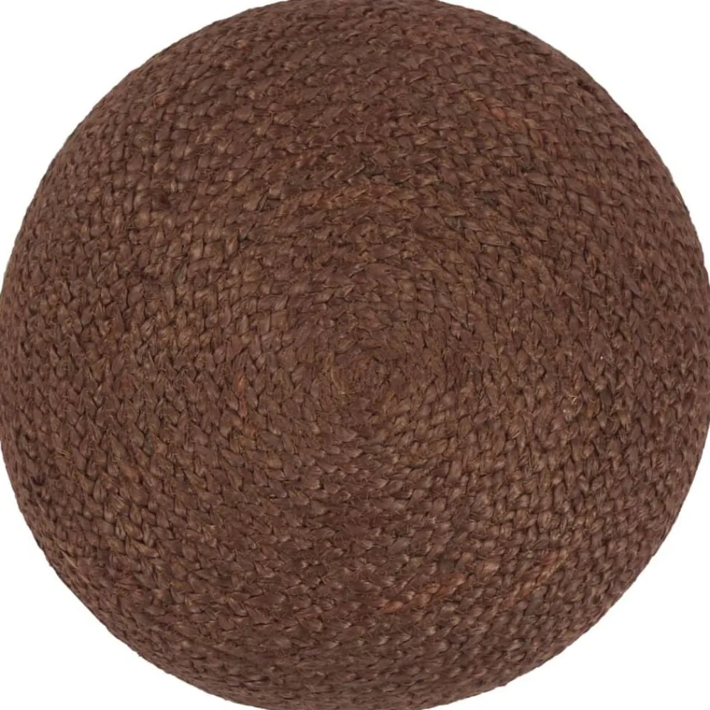 Poef handgemaakt 40x45 cm jute bruin>vidaXL Sale