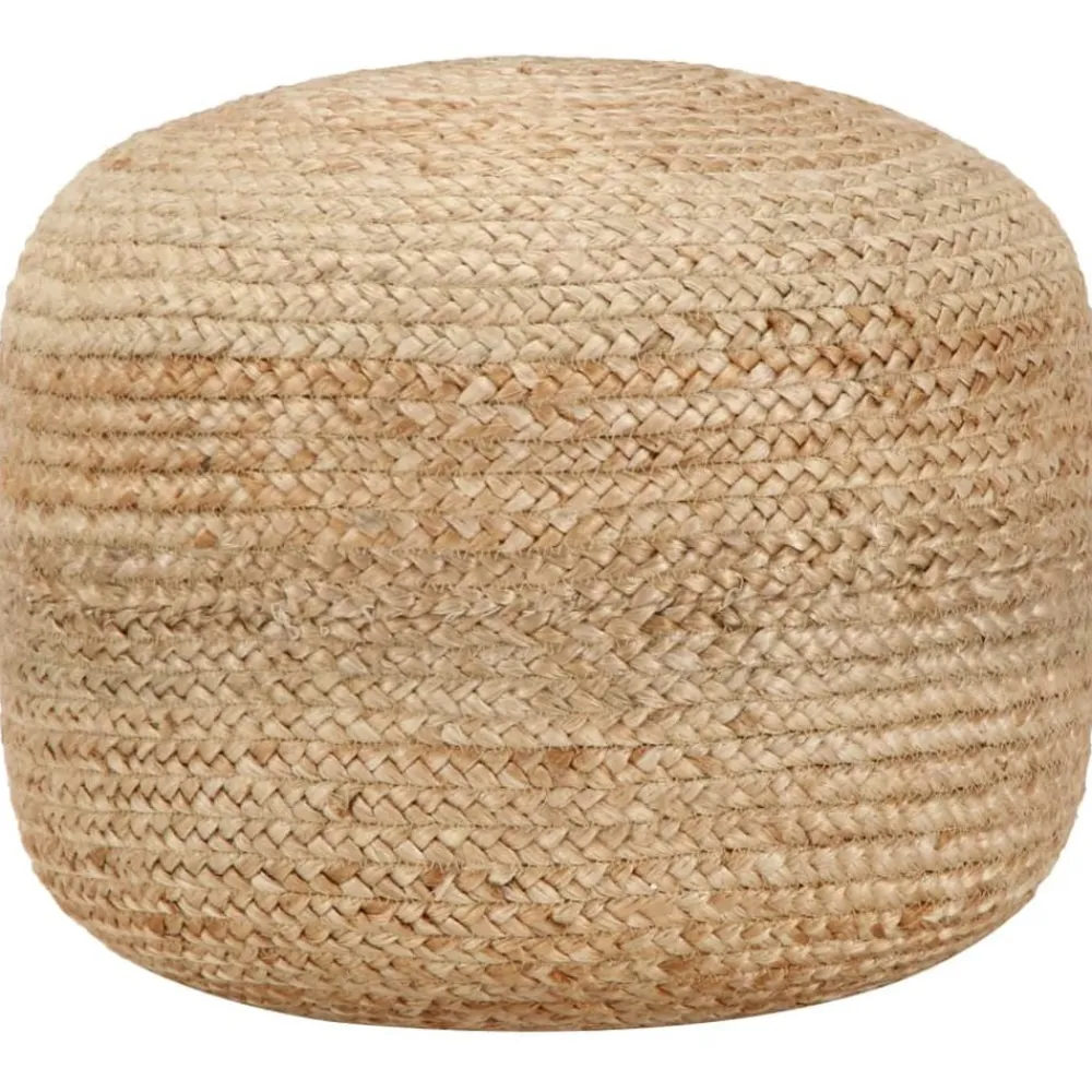 Poefs*vidaXL Poef handgemaakt 45x30 cm jute