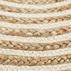 Poefs*vidaXL Poef handgemaakt 45x30 cm jute