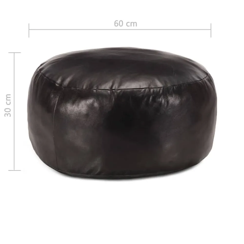 Poef 60x30 cm echt geitenleer>vidaXL Sale