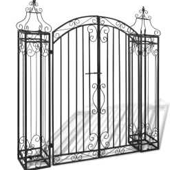 Poort decoratief 112x20,5x134 cm smeedijzer>vidaXL Clearance