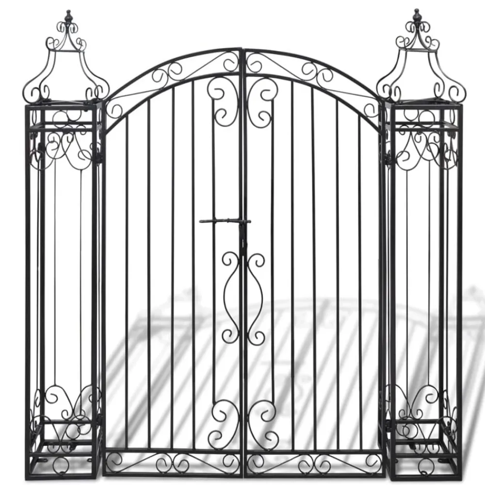 Poort decoratief 112x20,5x134 cm smeedijzer>vidaXL Clearance