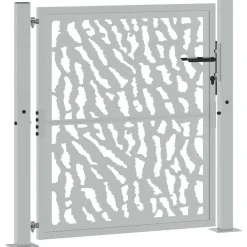 Poort met sporenontwerp 100x100 cm weervast staal><noscript><img width=