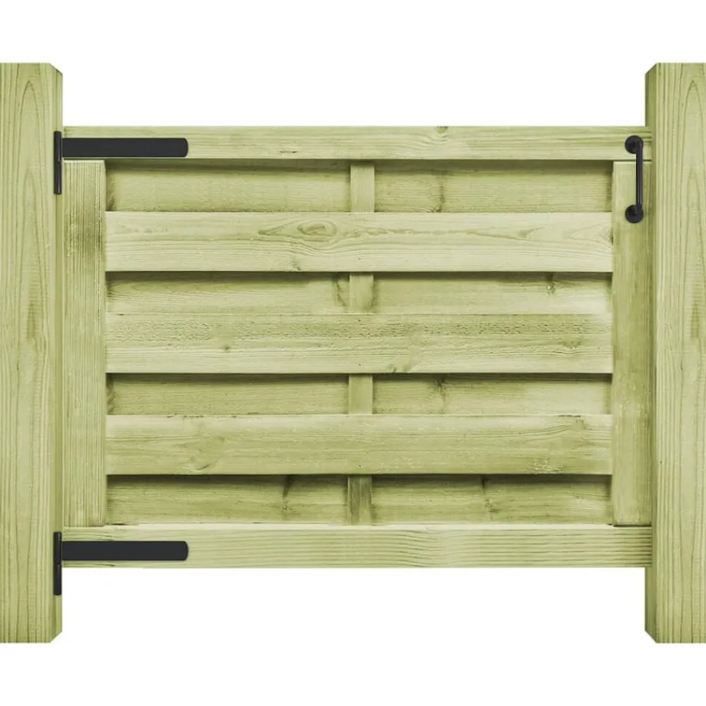 Poort 100x75 cm geïmpregneerd grenenhout groen>vidaXL Online