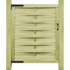 Poort 100x125 cm groen geïmpregneerd grenenhout>vidaXL Online