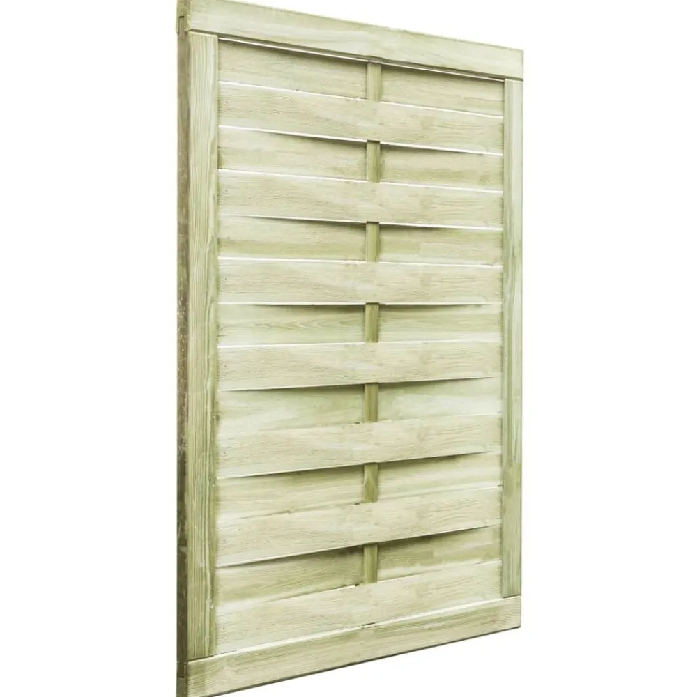 Poort 100x125 cm groen geïmpregneerd grenenhout>vidaXL Online