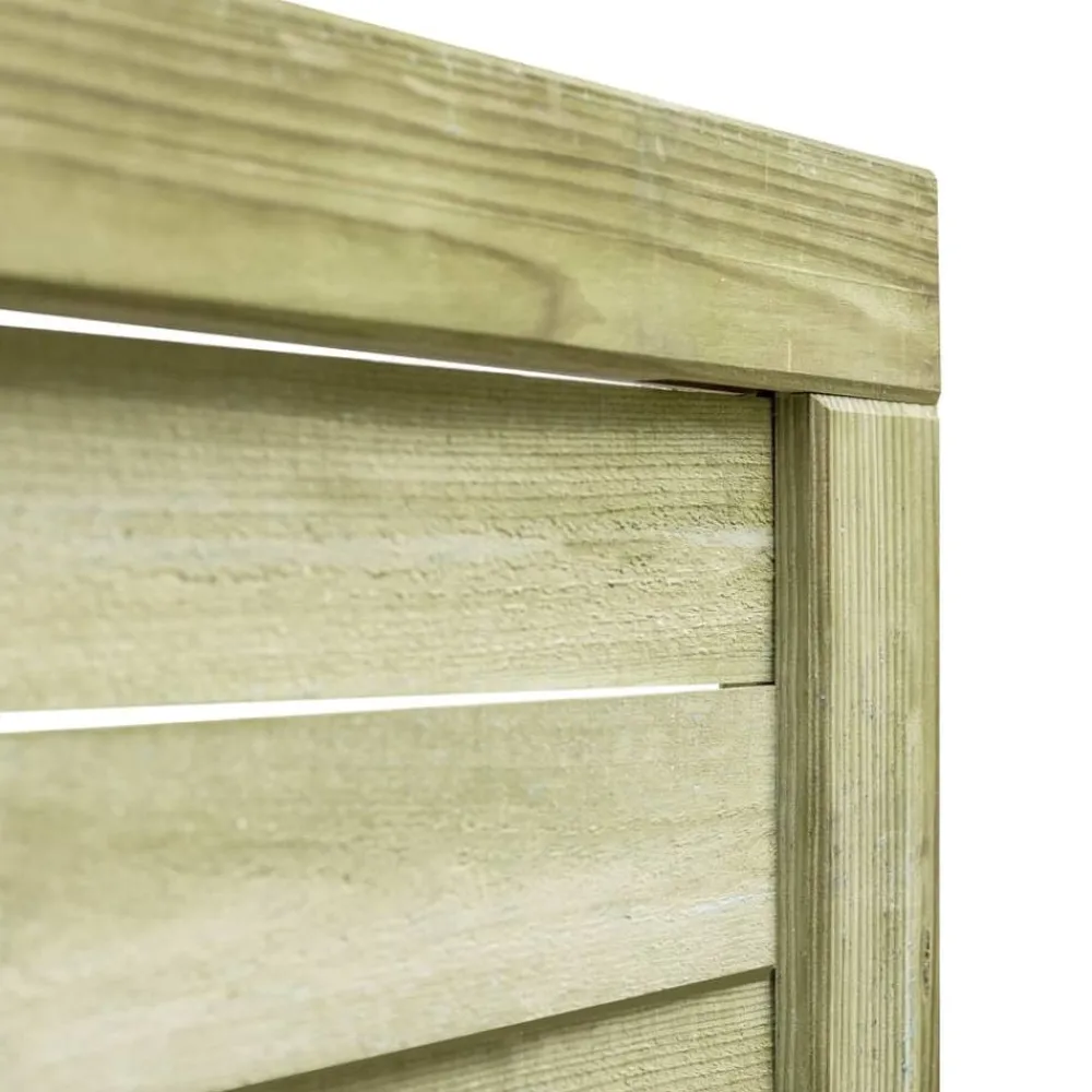 Poort 100x125 cm groen geïmpregneerd grenenhout>vidaXL Online