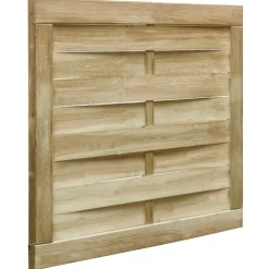 Tuinafscheidingen*vidaXL Poort 100x75 cm groen geïmpregneerd grenenhout
