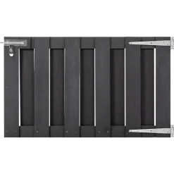 Poort 100x60 cm HKC grijs>vidaXL Sale
