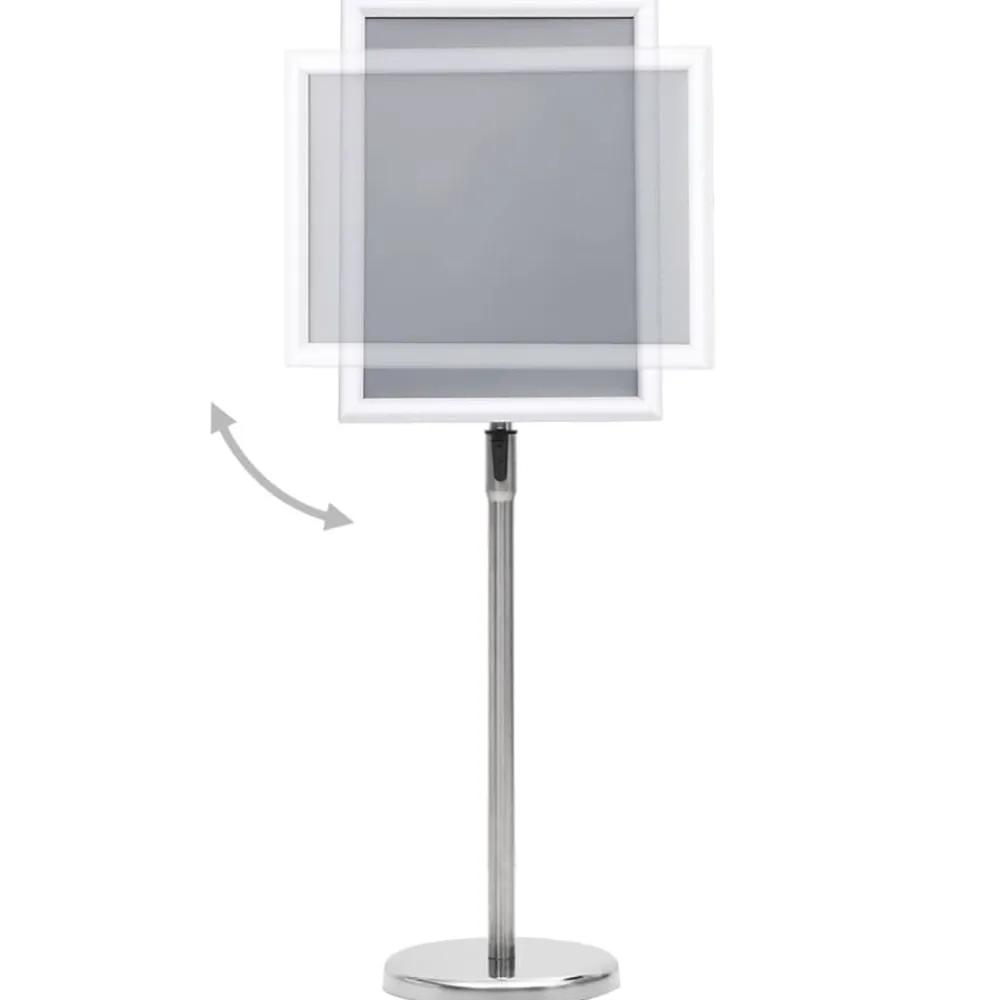 Posterstandaard A3 aluminiumlegering kleurig>vidaXL