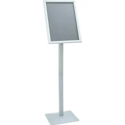 Detailhandel*vidaXL Posterstandaard met voet 32,5 x 27 x 126 cm Gietijzer Zilver