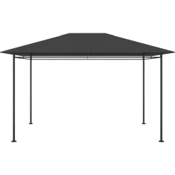 Tuin & Gazon*vidaXL Prieel 180 g/m² 384x281x270 cm kleurig Antraciet